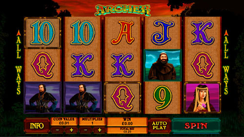 Archer Slot Reels