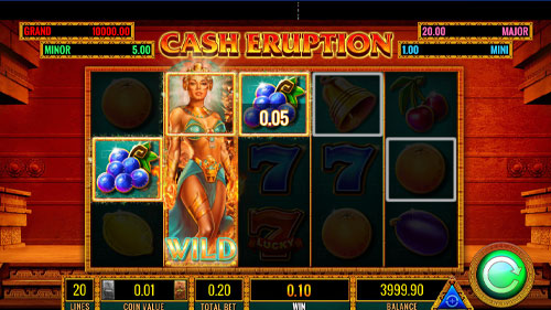 Cash Eruption Slot Expanded Wild